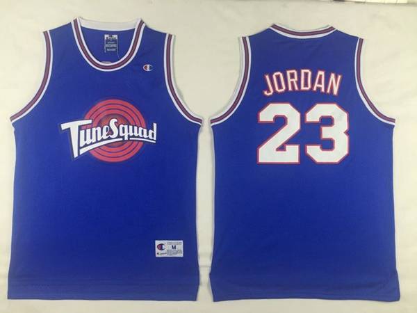 Movie Space Jam JORDAN #23 Blue Basketball Jersey (Stitched)